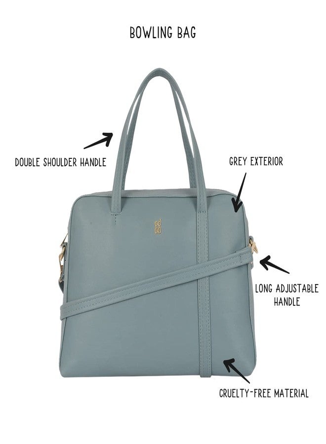 Baggit Women Grey Camera Handbag Medium Size | Ladies Stylish Casual Purse Bag - Image 2